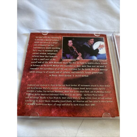 Sacred Earth Drums Native/World CD by David & Steve Gordon Very Good Audio Cd - Picture 4 of 4